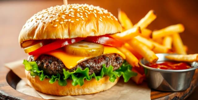 Ile kalorii ma hamburger? Zaskakujące różnice w kaloryczności! Ile kalorii ma hamburger? Zaskakujące różnice w kaloryczności!